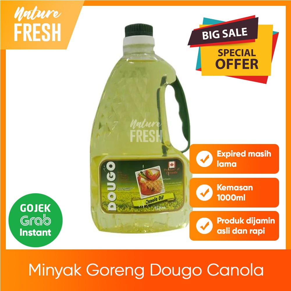 

COD Minyak Canola Dougo Canola Oil Minyak Goreng Canola Murni 1000ml