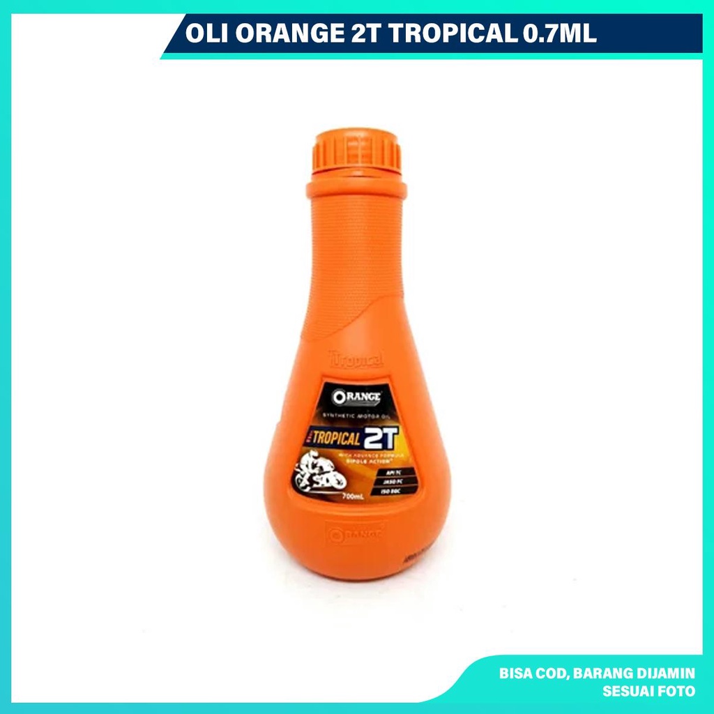Vgvianshop Oli Oil Pelumas Orange 2 Tak Tropical 0.7 Ml Oli Orange