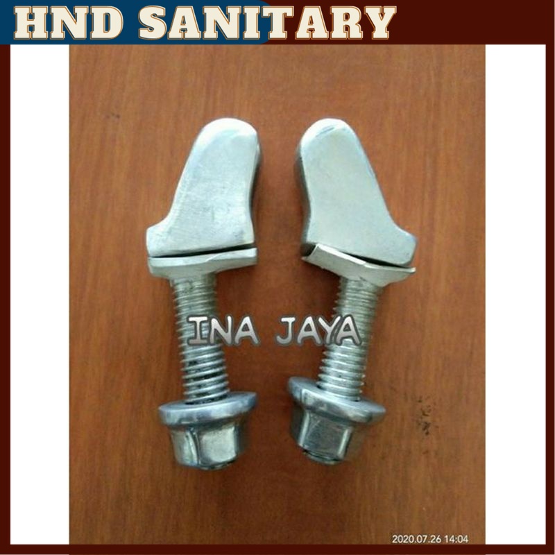 HNDsanitary engsel kaki slot tutup toilet dudukan kancing closet duduk untuk wc kloset INA