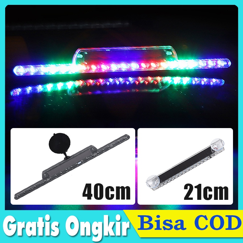 Lampu Strobo Mobil Motor Tenaga Matahari Lampu LED Kedip Solar Strobe Light