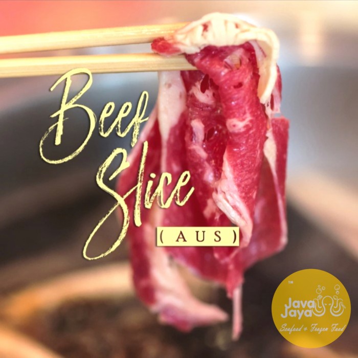 

COD Daging Slice Tipis / Sliced Beef Aus Prime (Less Fat) @500gr