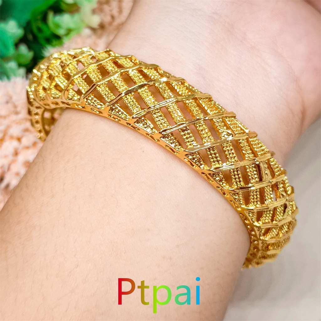 gelang kendari keroncong kecil lalis emas perhiasan fashion