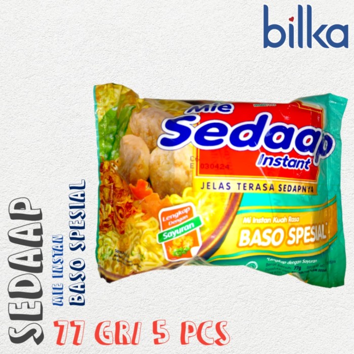 

SEDAAP Mie Instan Baso Spesial 77gr/5pcs