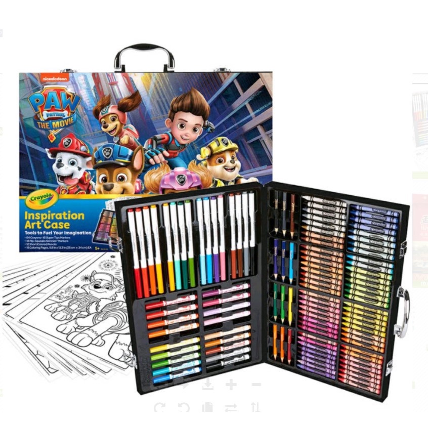 

Khamaja KKV-Crayola·Inspiration Art Case·PAW PATROL-gift-painting（Spider Man-Wangwang Secret Agent） Baru