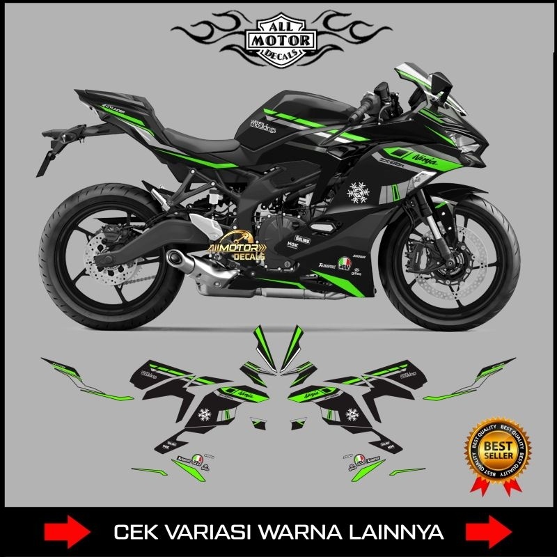 STRIPING ZX25R LIVERY WINTER / DECAL KAWASAKI NINJA ZX25R / STICKER MOTOR ZX25R 4 CYLINDER / SKOTLET