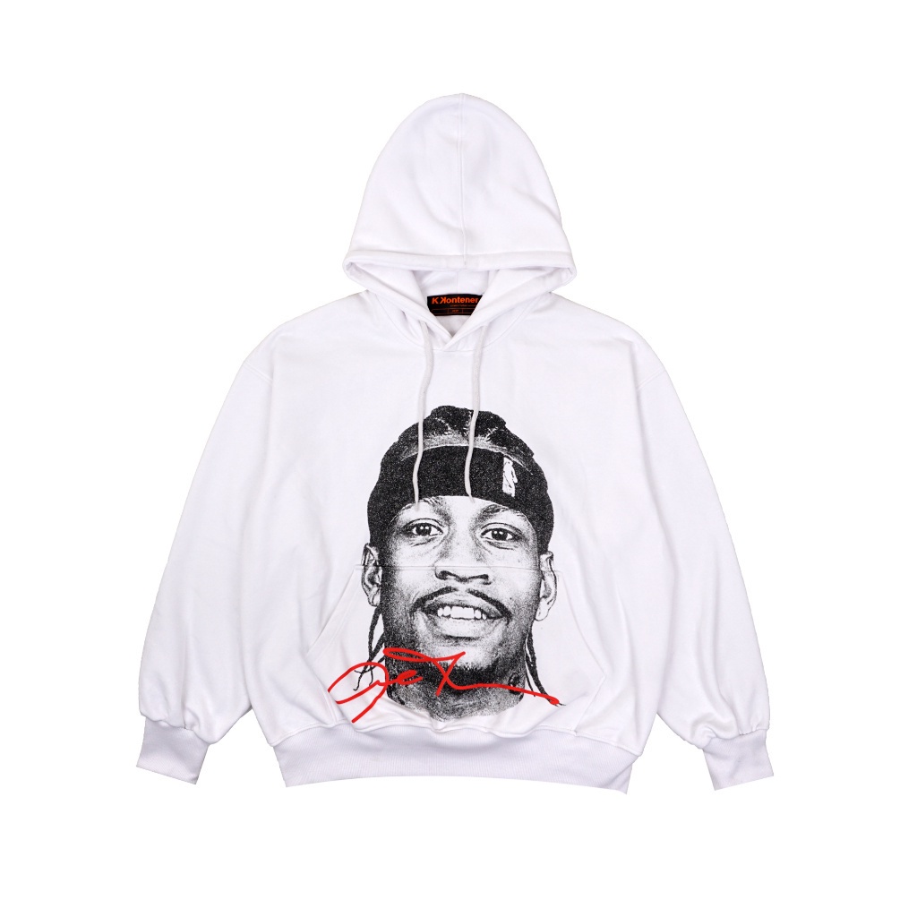 KKONTENER ALLEN IVERSON OVERSIZE HOODIE WHITE