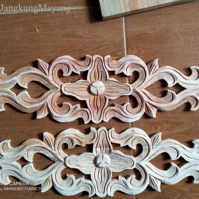 

Kayu ukir tempel mahoni murah