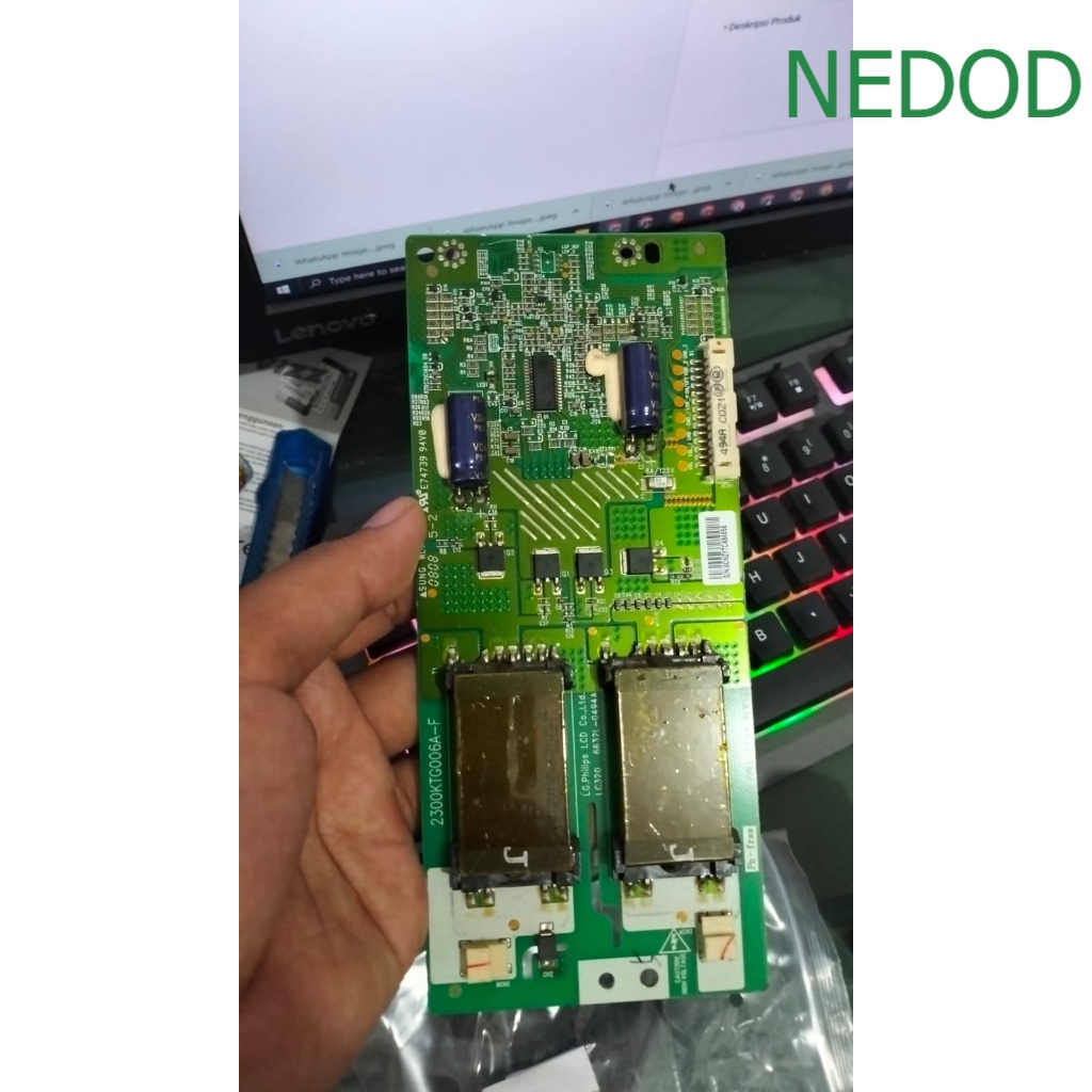 Ballast - inverter back light tv lcd LG 32 - 32LG30RA - 32LG60R - 32LG60 R