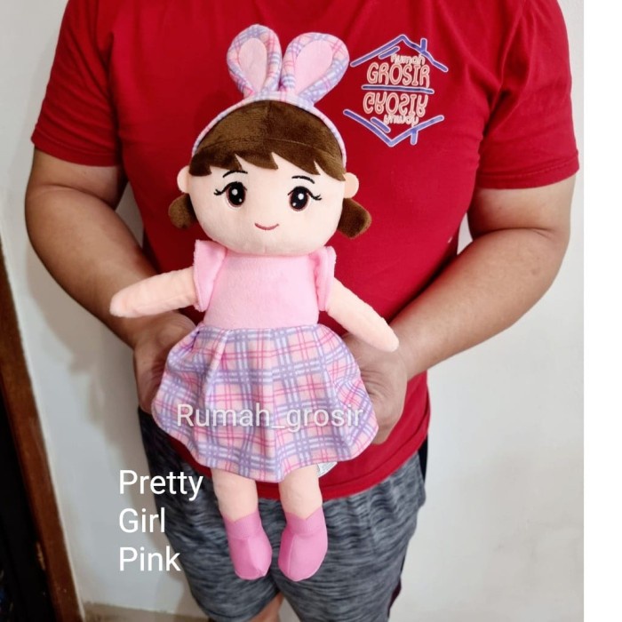 Vf86 Boneka Pretty Girl Bunny Rabbit Lucu Hello Metoo