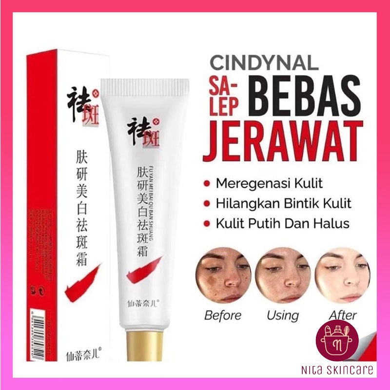 Cindynal Salep Pemutih Cream Flek Hitam Remove Dark Spot Anti Flek