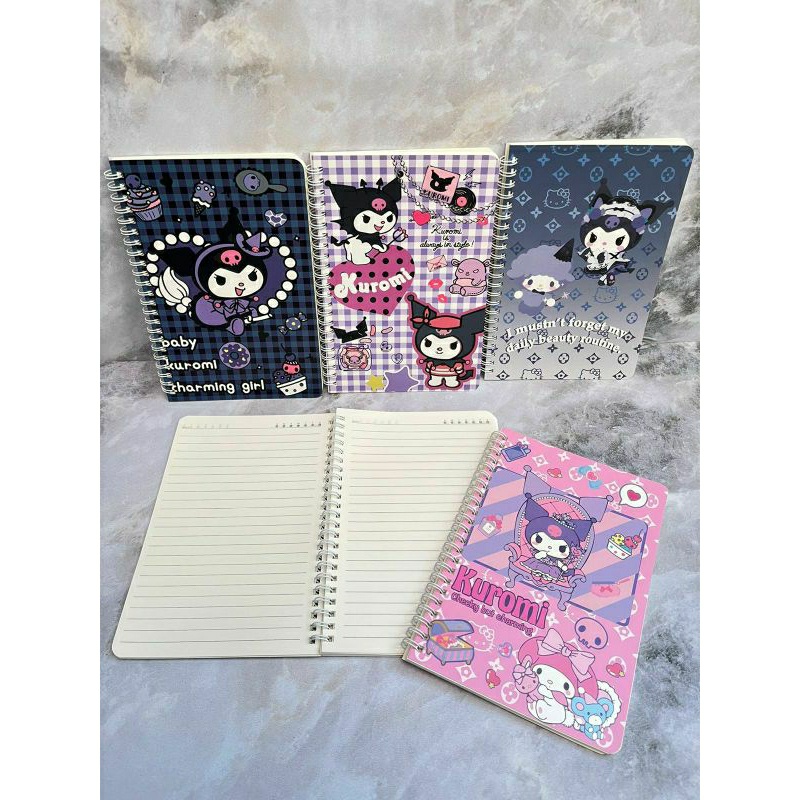 

⭐️JOERAGAN LAPAK⭐️ BUKU RING A5 KARAKTER KUROMI - buku notes karaktet lucu kekinian