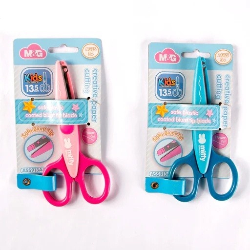 

M&G gunting gerigi/Kids Creative Craft Scissors 13.5mm - ASS913A4