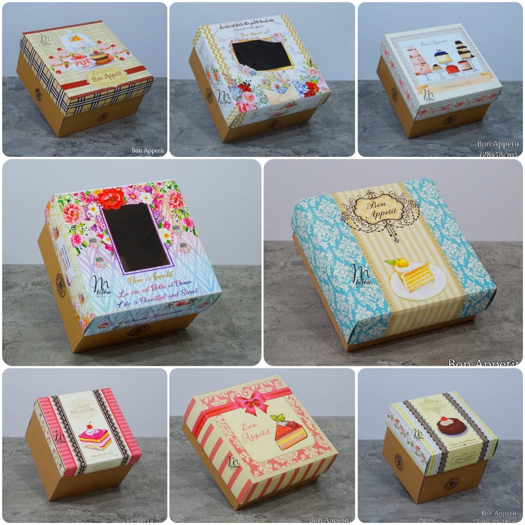 Box Kue / Dus Kue / Cake Box / Dus Bon Appetit