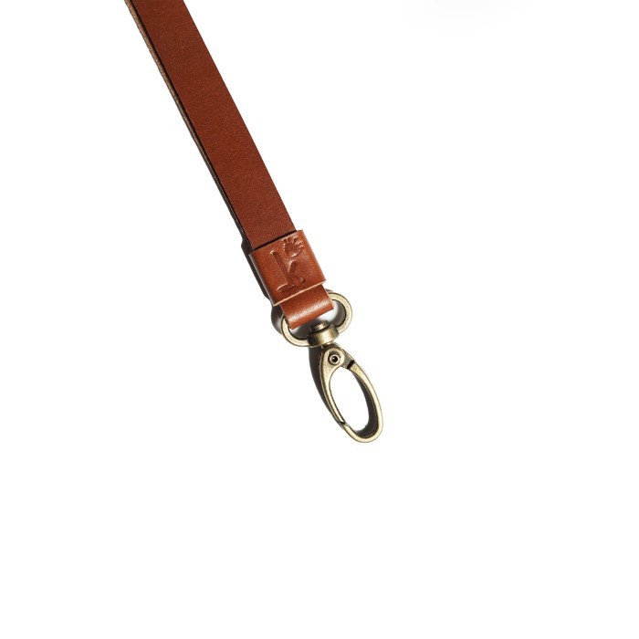 

Lthrkrft Single Strap Lanyard Genuine Leather - Brown
