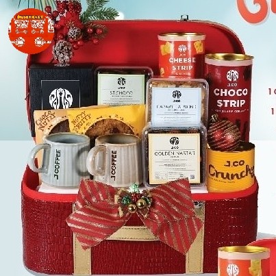

Parcel Natal Christmas Kue Kering JCO Mars / Hampers Natal Mars