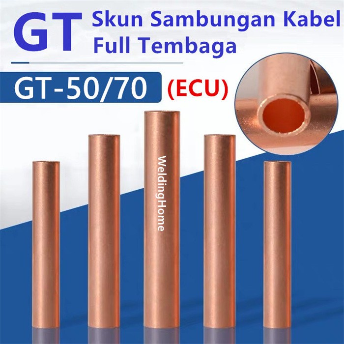 Skun Scun GT-50 GT-70 Sambungan Kabel Skun Tembaga 50mm 70mm Conector Cable