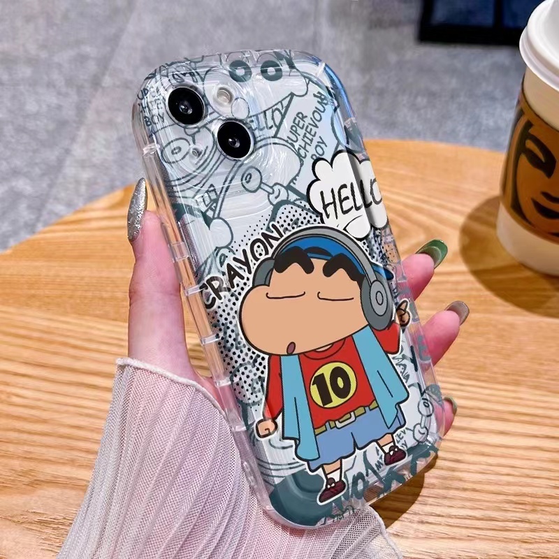 Shockproof Soft Crayon Shin-Chan Phone Case Suitable For Samsung A30/A20/A205/A305/M10S/A32/A33/A34/