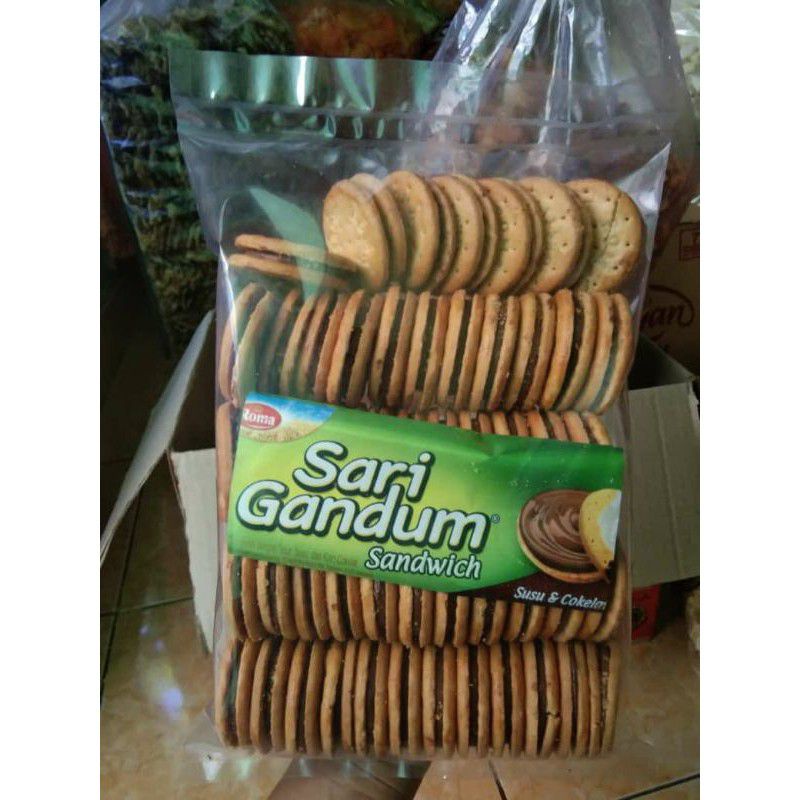 

AS Snack Termurah Sari Gandum Roti Sandwich 460gram