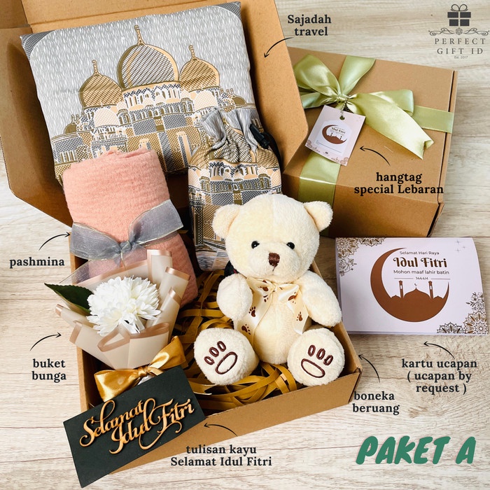 

[BEST SELLER] HAMPERS LEBARAN PASHMINA Kado Ulang Tahun Hadiah Ultah Kado Anniversar A, Happy Birthday