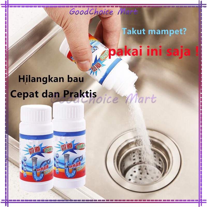 Obat Anti Mampet Pembersih Saluran Pipa &amp; WC / Anti Sumbat Mampet Pembersih Saluran WC / Bubuk Anti Sumbat Mampet