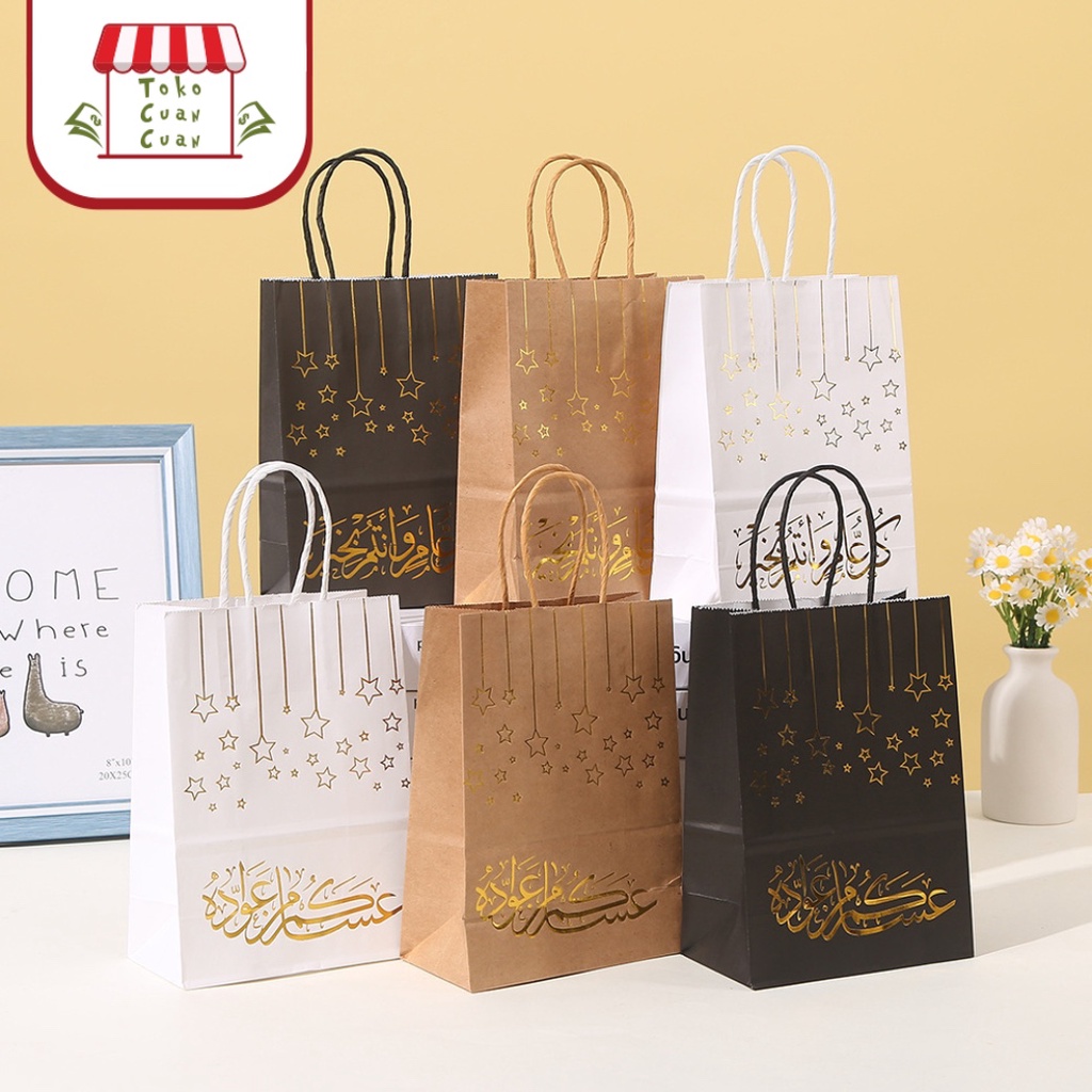 

TCC PAPERBAG ARABIAN PAPERBAG KRAFT IDUL FITRI KANTONG LEBARAN KANTONG EID MUBARAK DENGAN GOLD PRINT PAPER BAG IDUL FITRI