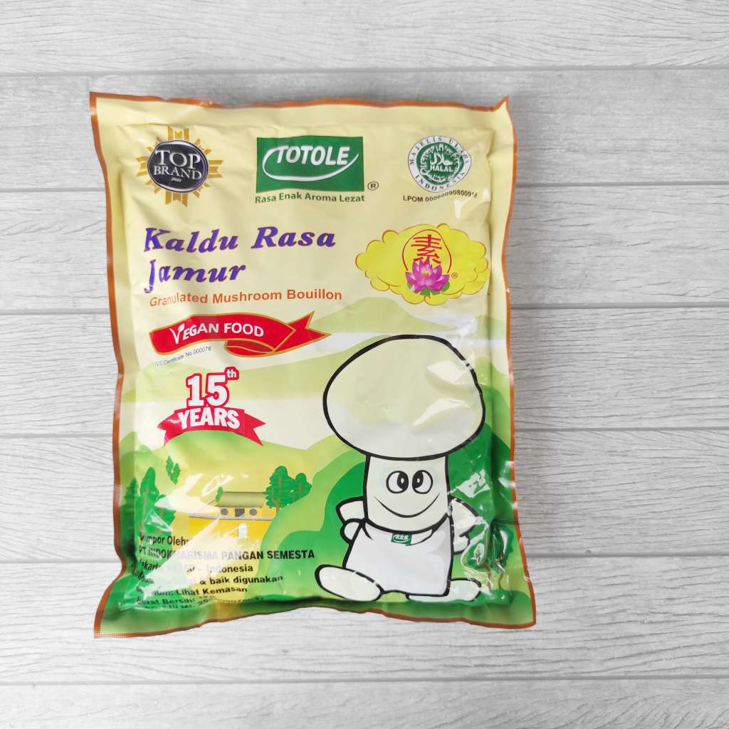 

Totole Kaldu Perasa Jamur 1kg Mokoceng Mokuceng Vegetarian Vegan