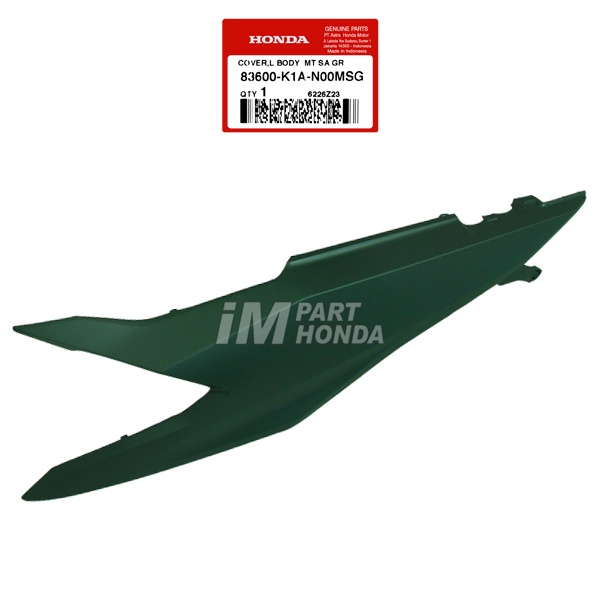 83600-K1A-N00MSG Cover Body Kiri Beat LED K1A Hijau Dof