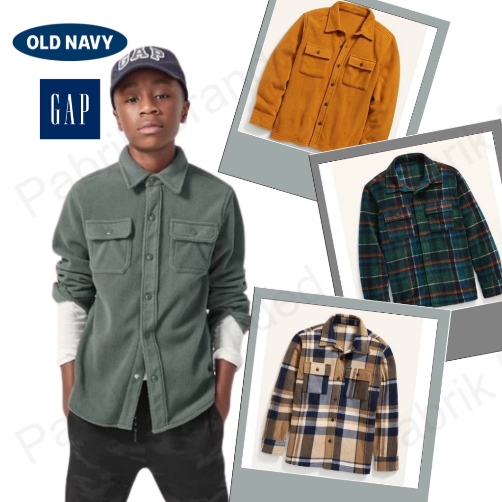 pabrik branded Old n4vy kemeja jacket XS S M L XL XXL Oldnvy On jaket kemeja anak remaja laki laki m
