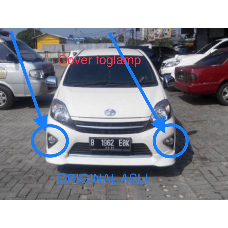 COVER FOGLAMP RING POKLEM ORIGINAL TOYOTA AGYA ASLI