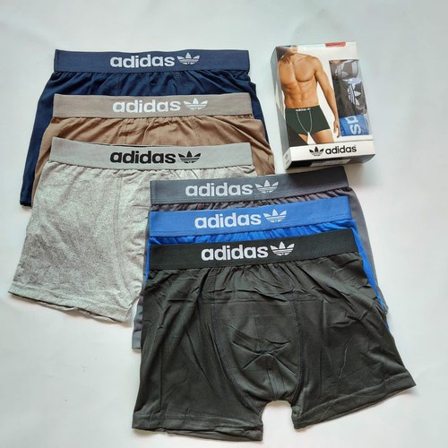 3 PCS - BOXER Celana Dalam Pria Dewasa dan Remaja ADIDAS Kualitas PREMIUM Bahan Lembut - Dalaman Ana