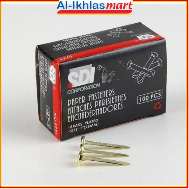 

Paku Buku SDI 0771 Paper Fasteners ( 1 Pcs )