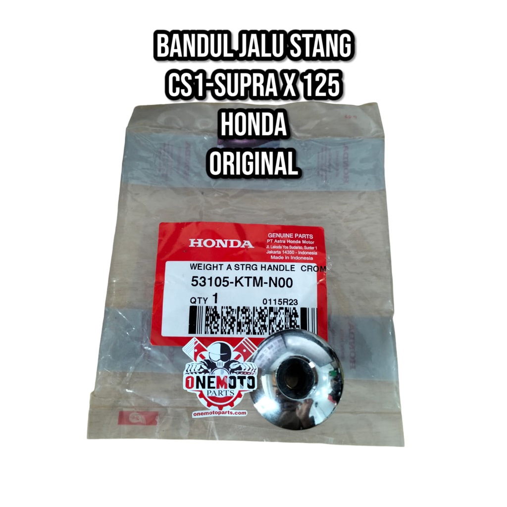 BANDUL JALU STANG CHROME CS1 SUPRA X 125 HONDA 53105-KTM-N00 ORIGINAL
