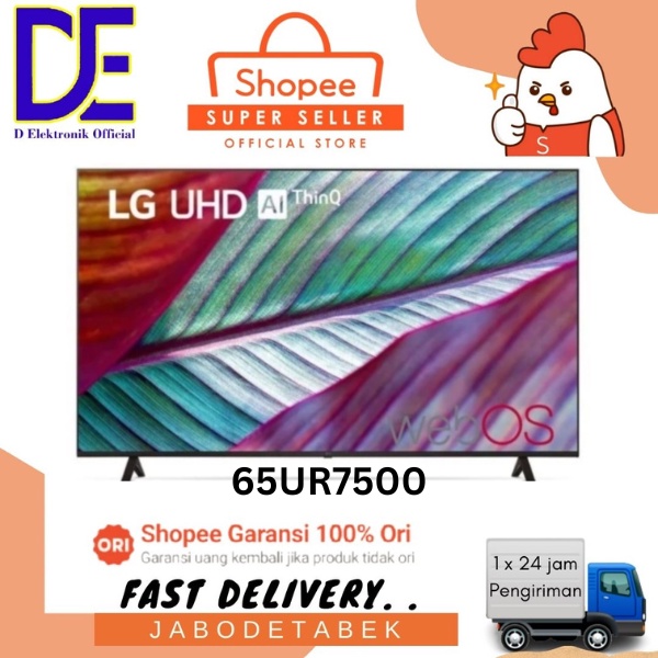 Smart tv LG 65UR7500PSC 4K 65 inch uhd digital tv 65UR7500