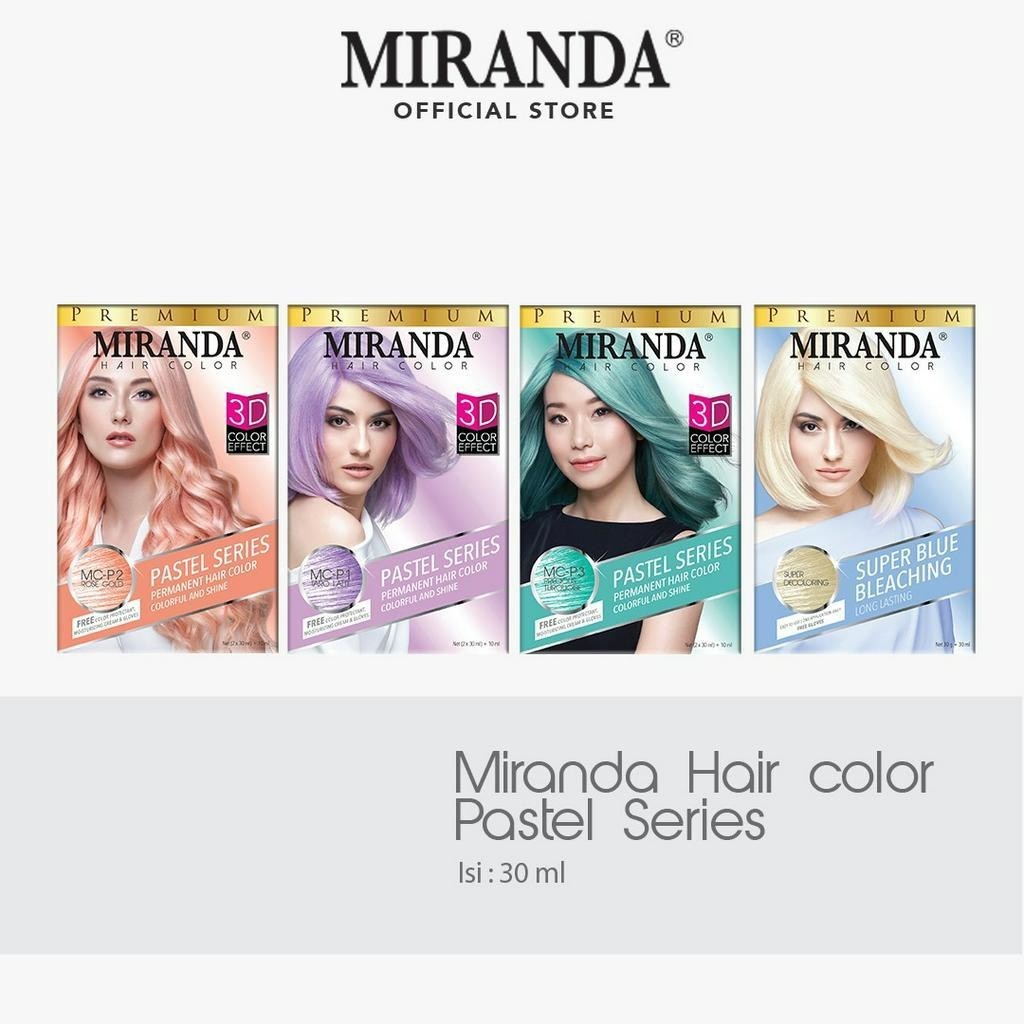 Miranda Hair Color Pastel Series MCP1 Taro Latte 30ml cat rambut / semir rambut / pewarna Rayyan Sto