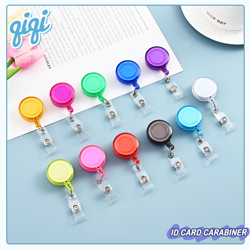 

Gantungan Kunci Retractable Keychain Flexible Yoyo Tarik ID Card Pintu - Qiqi Treasure