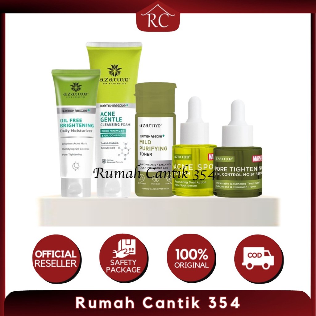 Rumah Cantik Azarine Intense Acne Package [5 PCS] Paket Jerawat