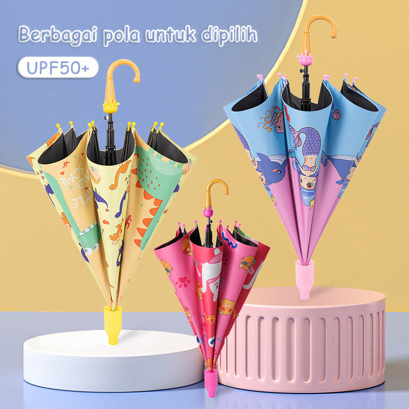 Payung Anak / Payung anti uv / Payung Lncu / Payung Anak Karakter Premium /Payung Anak Karakter Kuci