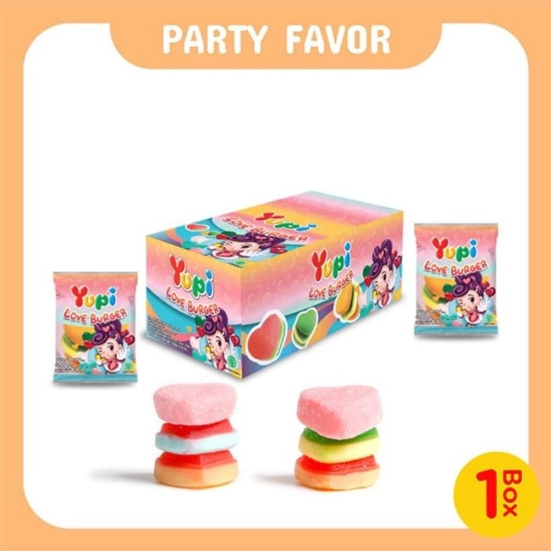 

Yupi Gummy Love Burger box