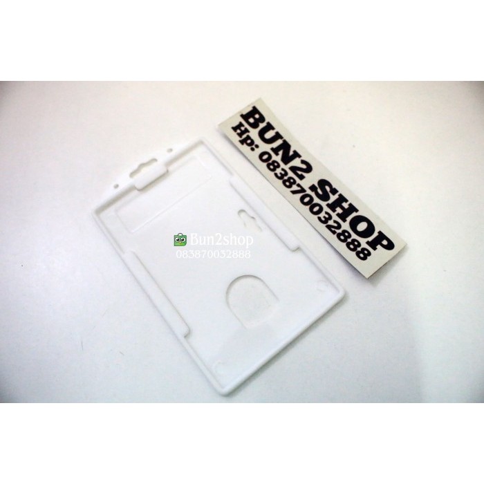 

[Terbaru]Ready Tempat Casing ID Card/Frame ID Card Holder/Name Tag ID Card-PUTIH