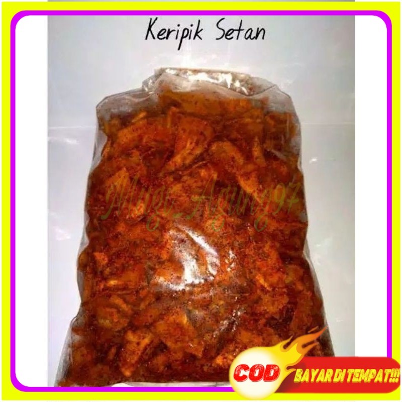 

1kg singkong kriwil pedas daun jeruk