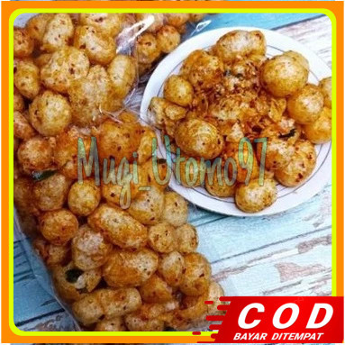 

1kg cimol kering pedas daun jeruk /endog lewo snack food