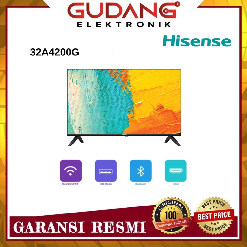 ANDROID TV HISENSE 32A4200G LED TV HD 32 INCH HISENSE 32 A4200G