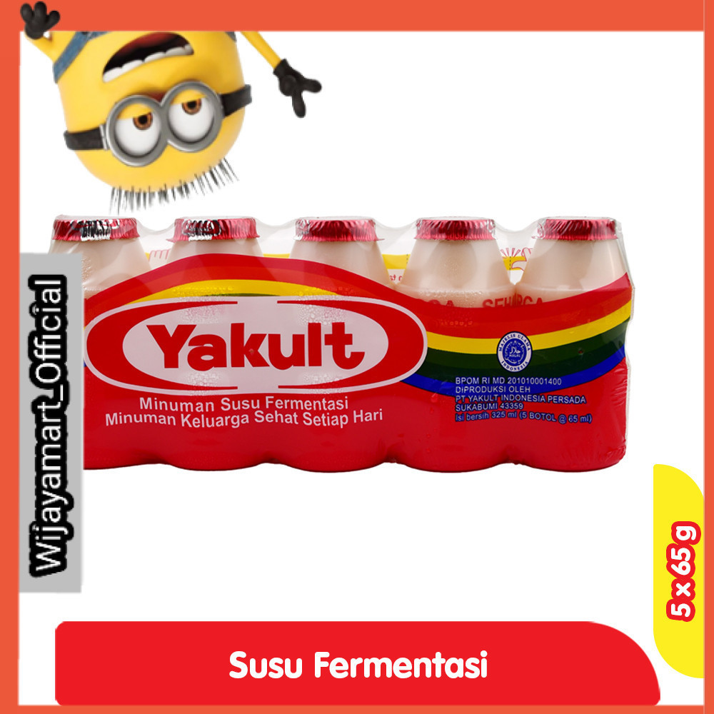 

Yakult Minuman Susu Fermentasi 5 x 65 ml