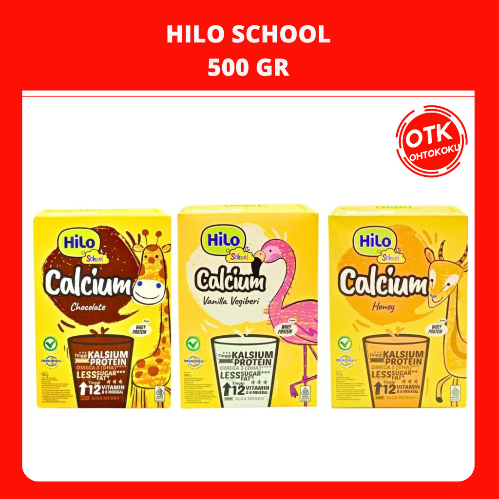 

HiLo School 500g - Susu Tinggi Kalsium Rendah Lemak