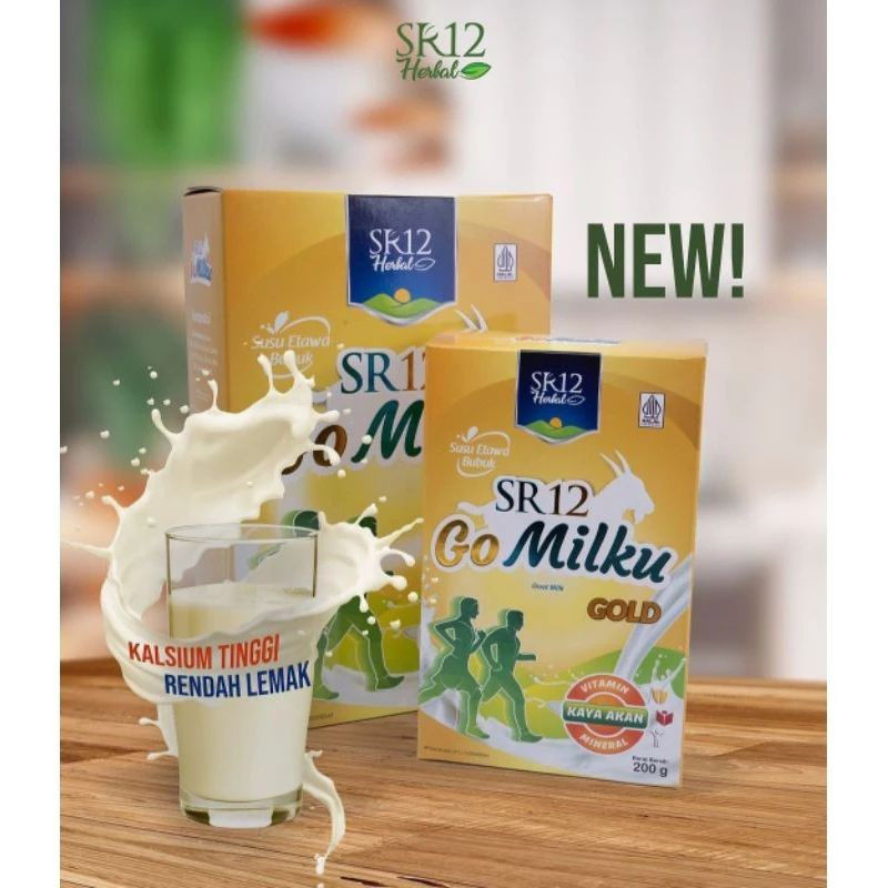 

GOMILKU GOLD SR12 SUSU ETAWA KHUSUS LANSIA DENGAN HERBAL PILIHAN | BPOM | HALAL