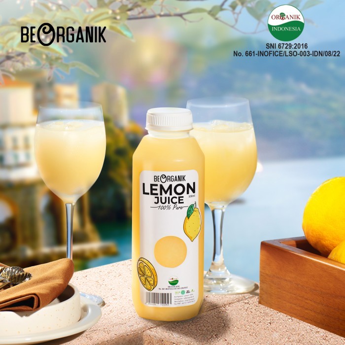 

Sari Lemon / Air Lemon Murni / Pure lemon Juice Beorganik - Lemon 500ml