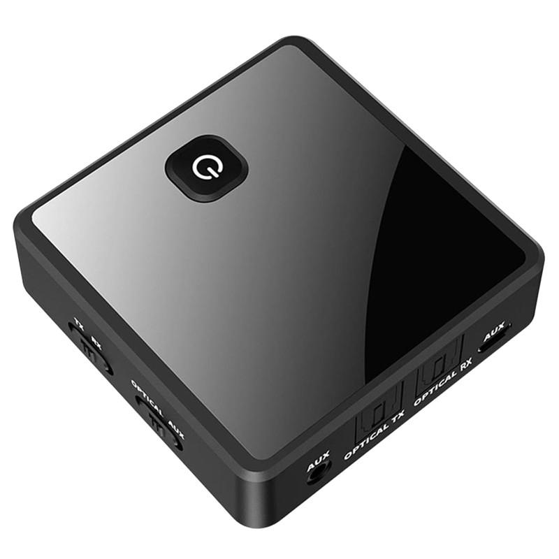 Receiver Bluetooth 5.0 Transmitter Receiver TV Speaker 3.5Mm AUX Optical Adapter Audio For TV Car