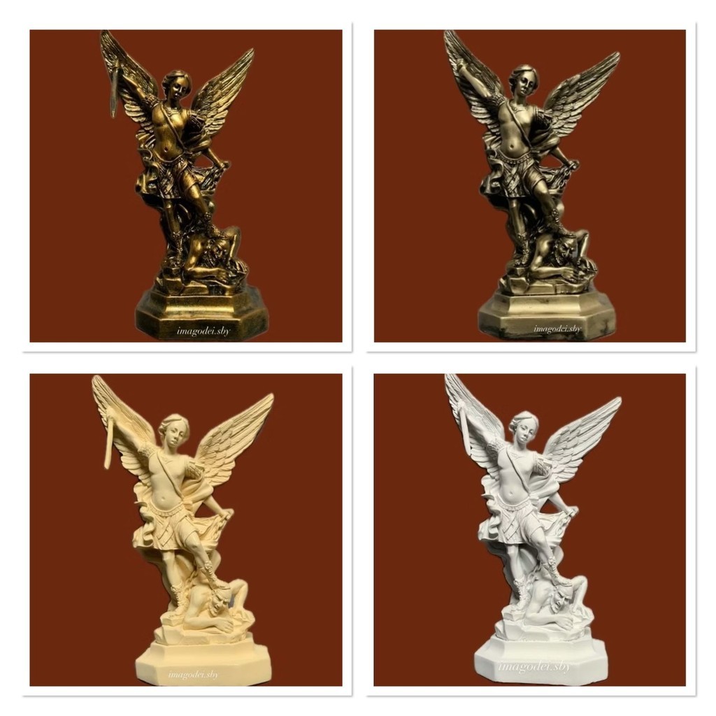 Patung Katolik Malaikat Mikael Aneka Warna (22 cm)/PATUNG ST MIKAEL