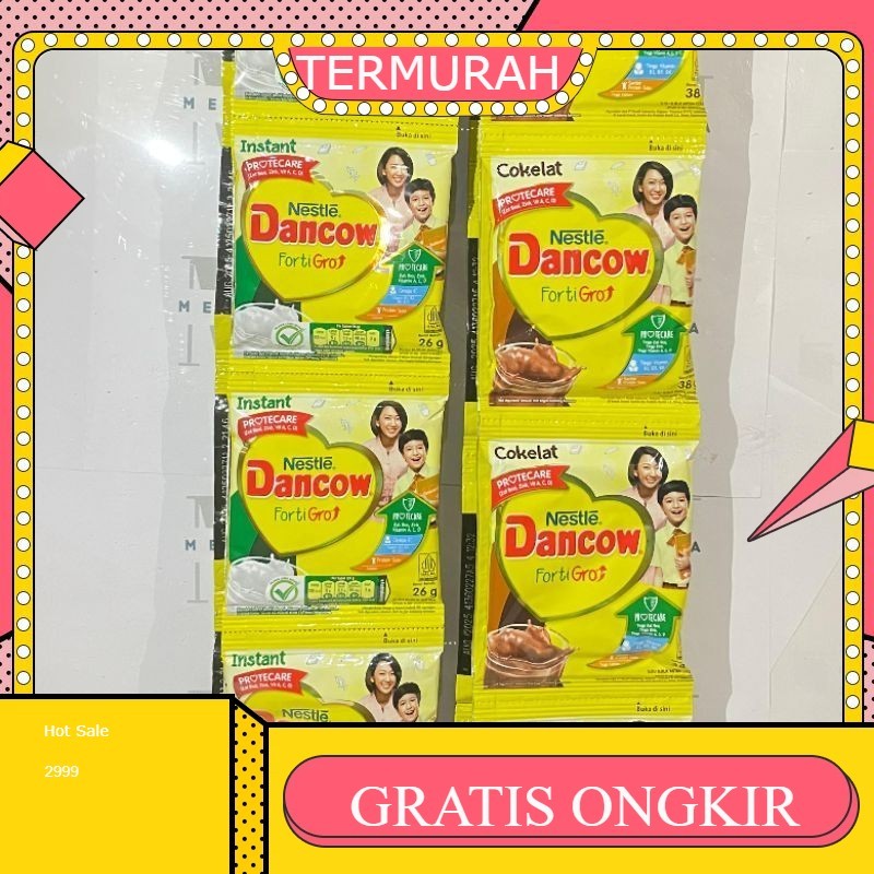 

Susu Bubuk Dancow Fortigro Instan Sachet renceng