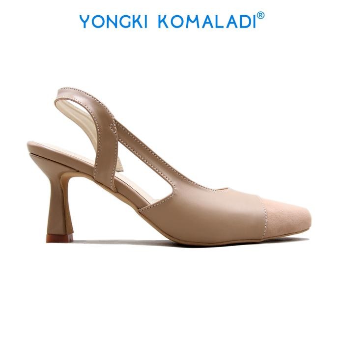 ✔VN.KIA✔ - DISKON [ ORIGINAL ] YONGKI KOMALADI HEELS OL-YSL7060-23 LADIES Coklat Merah Hitam Putih W